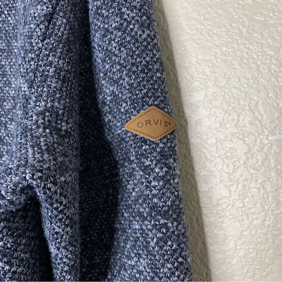 Orvis Men’s Size Medium Fleece Sherpa Lined Pullover Sweater - Picture 6 of 13